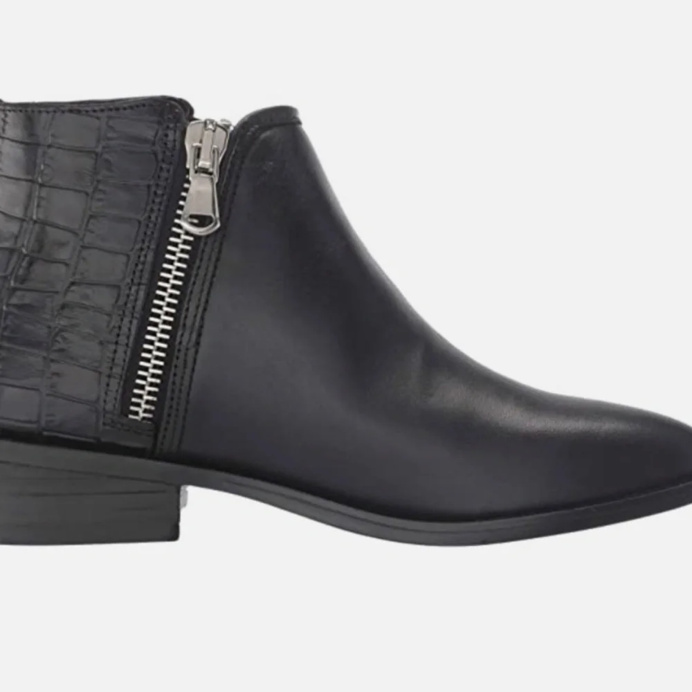 Steven By Steven Madden Womens Hickory Black Leather Chelsea Bootie Sz 7.5M $75